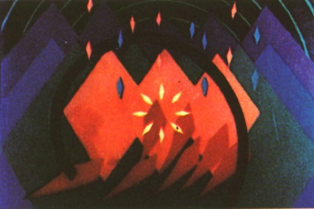 Still from 'Alegretto' by Oskar Fischinger (1932).