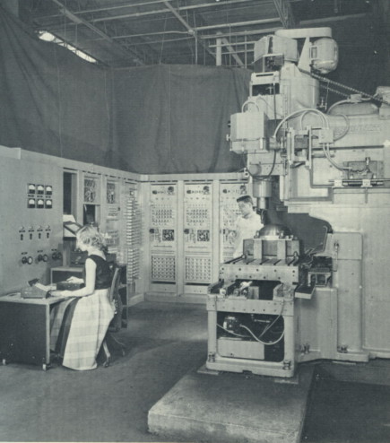 the first operational "numeric control" milling machine at MIT in 1951.