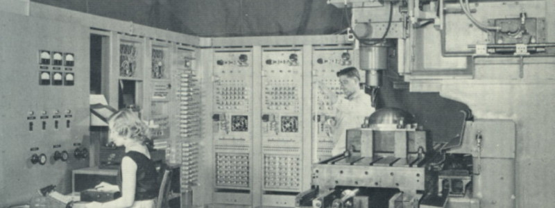 the first operational "numeric control" milling machine at MIT in 1951.