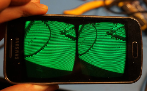 stereoscopic luminance displacement in an Android app.