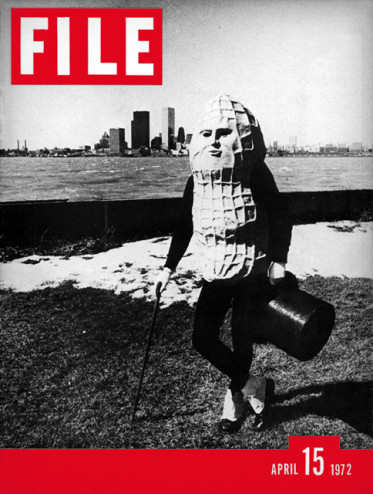 cover of the first "File" magazine (1972), by General Idea.